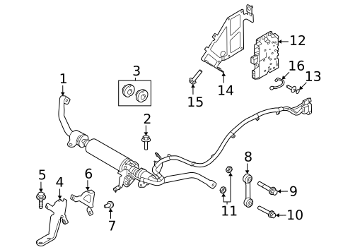 Stabilizer Bar & Components for 2022 Land Rover Range Rover #4