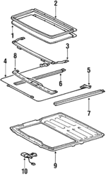 1984-1988 Toyota - Cable Guide