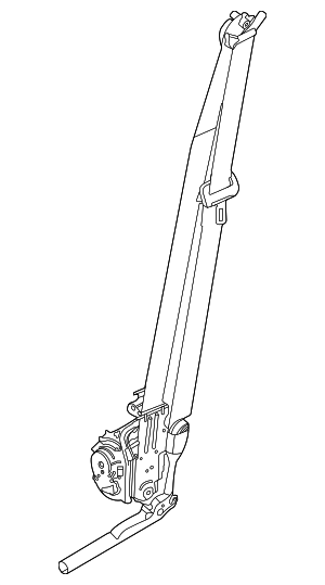 LC5Z78611B08AD - : Seat Belt Assembly for Lincoln: Aviator Image