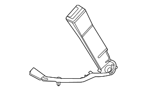 LB5Z7861202AB - : Buckle End for Lincoln: Aviator Image