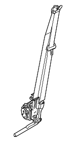 LC5Z78611B09AF - : Seat Belt Assembly for Lincoln: Aviator Image