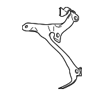 18328659800 - Exhaust: Converter &amp; Pipe Bracket for BMW Image