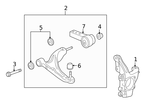 Suspension Components for 2010 Acura ZDX #1
