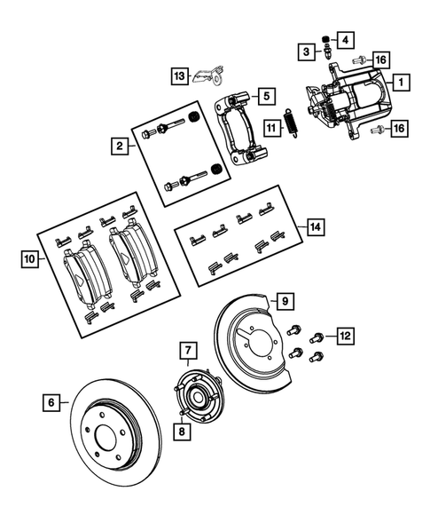 Rear Brakes for 2017 Dodge Grand Caravan #0