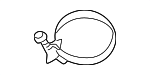 9611110900 - Engine: Air Tube Clamp for Toyota Image