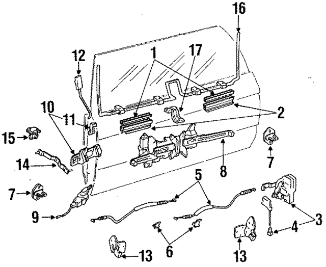 6980189122 - : Window Regulator for Toyota Image