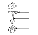 86552L0000 - Body: Side Bracket for Hyundai Image