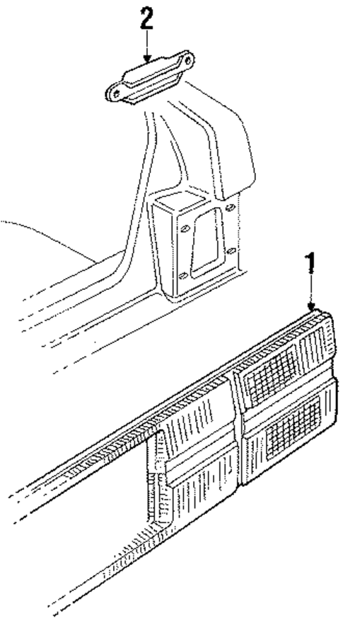 Backup & Tail Lamps for 1990 Audi 200 #0