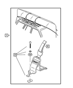 5016511AA - Mopar Accessories - Component Parts: Cargo Tie Down Strap for Mopar Image