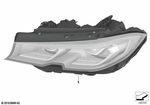 63115A243A4 - Lighting: Headlight, Led, Ahl, Right for BMW Image