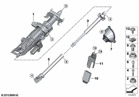 Steering Column for 2022 BMW 540i #0
