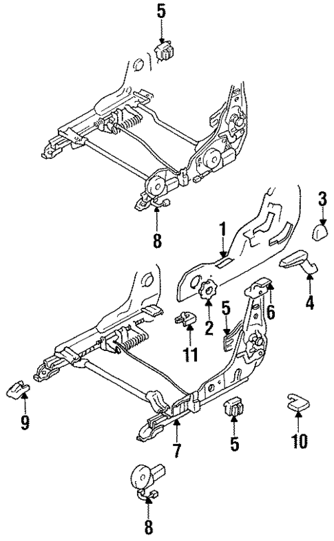 Tracks & Components for 1994 Dodge Stealth #0