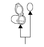 8553548070C0 - Body: 12 Volt Accessory Power Outlet Cover for Toyota Image image