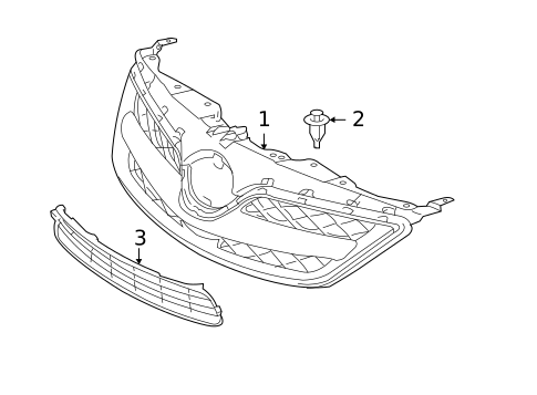 Grille & Components for 2013 Toyota Corolla #0