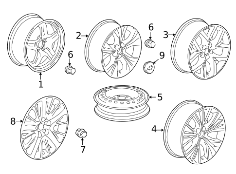 Wheels for 2015 Chevrolet Impala #0