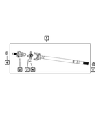 5127826AA - Front Axle; American Axle 235 MM Dual Rear Wheel; Differential and Drive Line: U-joint Snap Ring for Mopar Image