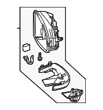 76205T5RA31 - Body: Mirror Housing for Honda: Fit Image