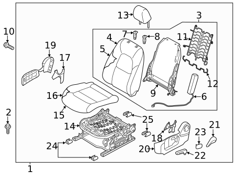 Driver Seat Components for 2018 Mazda CX-5 #0