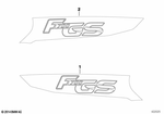 51148551829 - : Lettering Left for BMW-Motorrad Image