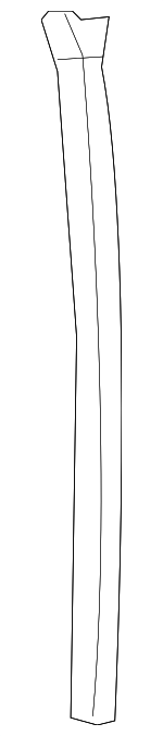 68321341AA - Body: Window Regulator Guide for Ram: 1500 Image