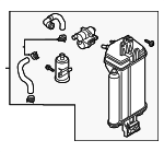 3Q0201797D - : Vapor Canister for Volkswagen: Arteon Image