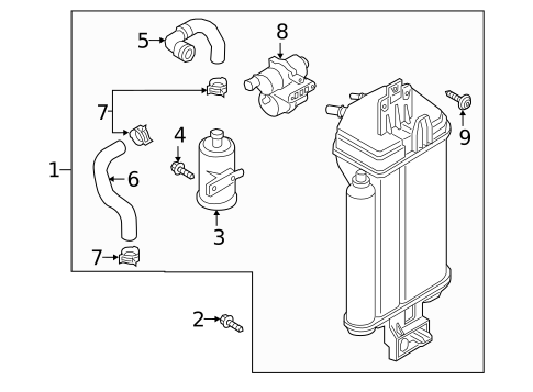 Emission Components for 2014 Volkswagen Beetle #3