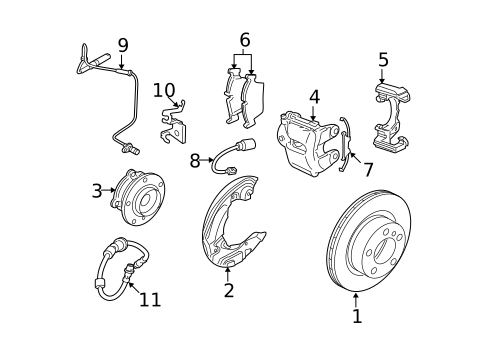 Brake Components for 2011 BMW 335d #0