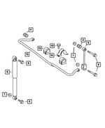 6105171AA - Rear Suspension: Nut for Mopar Image