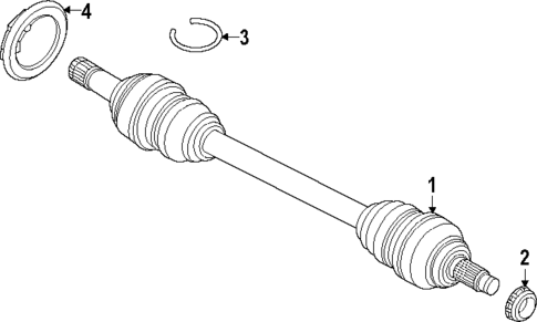 Drive Axles for 2024 BMW i5 #1