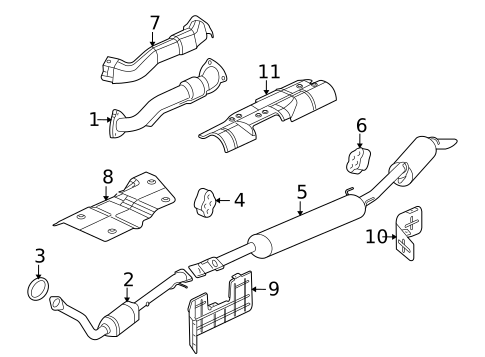Mufflers for 2006 Buick Terraza #0