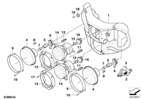 Headlight for 2002 BMW-Motorrad R 1200 CL #0
