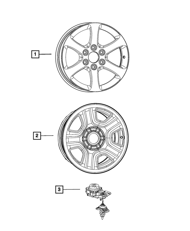 « 4755327AA – Wheels : Aluminium Roue pour Mopar Image »