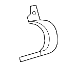 25431PNA000 - Cooling System: Filter Stay for Honda: Civic, CR-V, CR-Z, Element, Insight Image