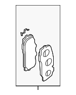 4M0698151BB - Brakes: Brake Pads for Audi: A8 Quattro, S6, S7 Sportback, S8, SQ7, SQ8 Image