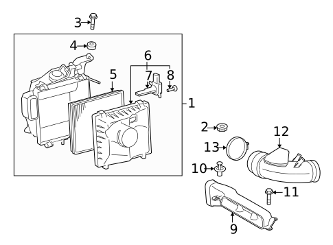 Air Intake for 2011 Lexus IS F #0