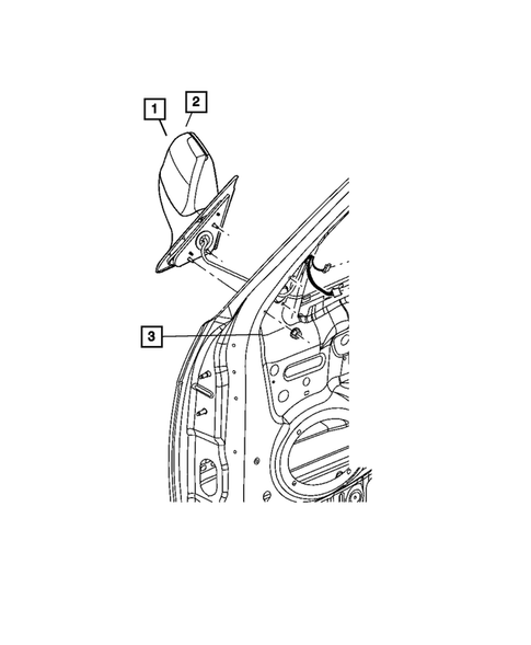 Exterior Mirror for 2007 Jeep Grand Cherokee #0
