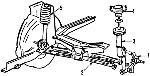 Rear Suspension for 1991 Ford Taurus #0