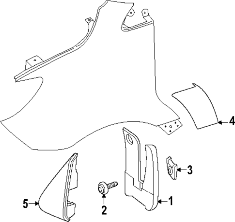 Exterior Trim - Fender for 2024 Mercedes-Benz eSprinter #0