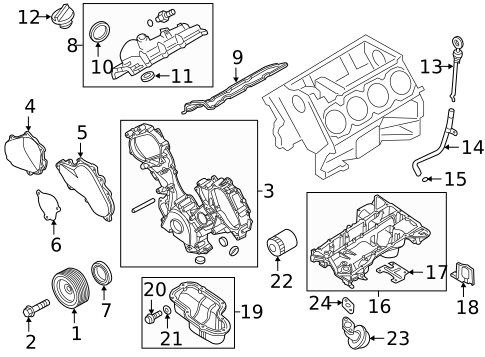 Engine Parts for 2014 INFINITI QX80 #5