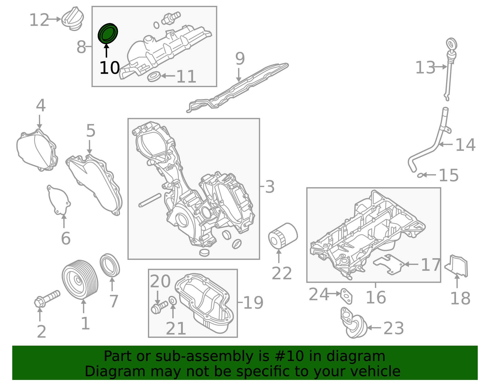 13276EZ30A - Valve Cover Upper Seal 2016-2024 Infiniti | Official