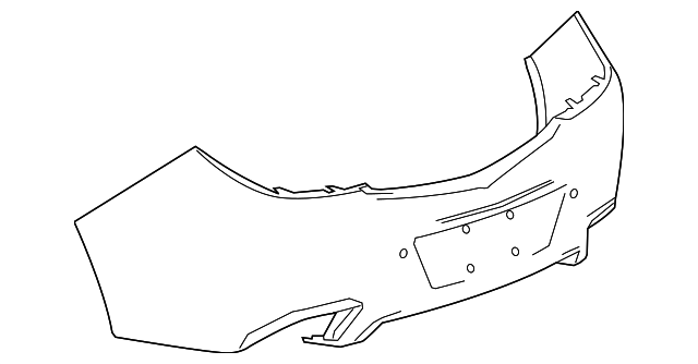 2012-2013 Buick Regal Rear Bumper Cover 22741023 GM | GMPartsDirect.com