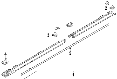 Exterior Trim - Pillars for 2024 Mazda CX-90 #0