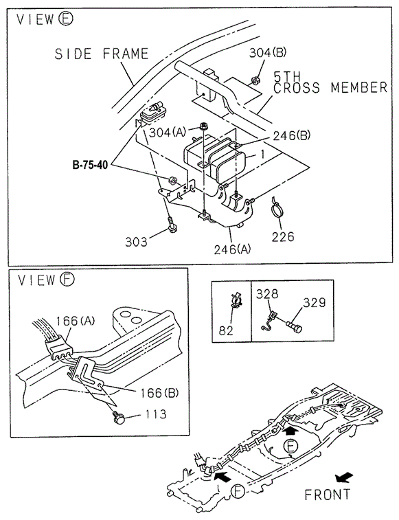 Fuel Canister (3) for 1997 Honda Passport #0