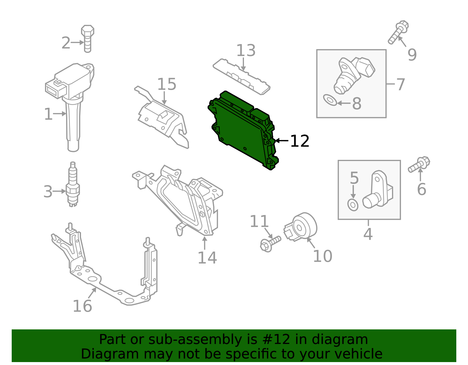 PYXZ-18-881C - Ecm 2014-2017 Mazda 6 | Mazda-Parts