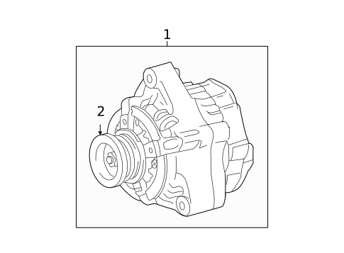 Alternator for 2007 Toyota Tundra #1
