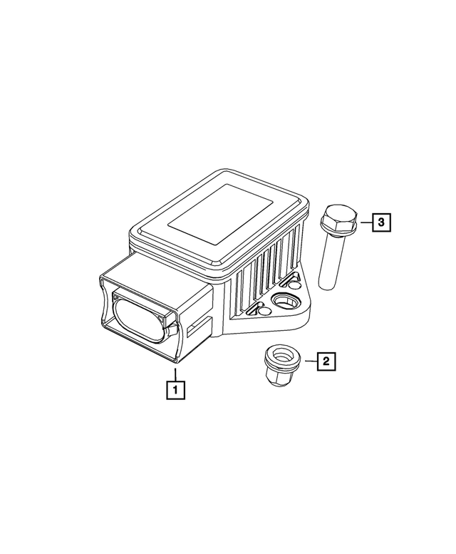 68073504AA - Electrical: Yaw Rate Sensor for Mopar Image