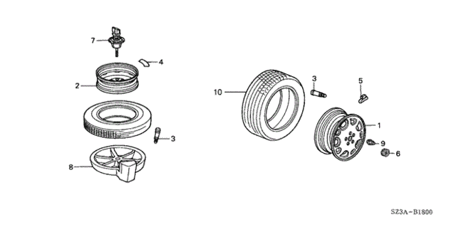 Wheel Disk for 2004 Acura RL #0