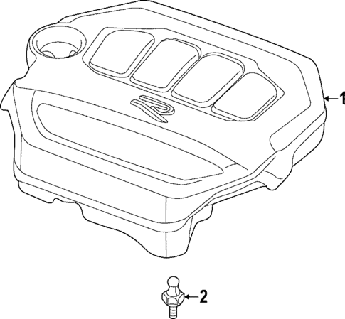 Engine Appearance Cover for 2023 Volkswagen GTI #0
