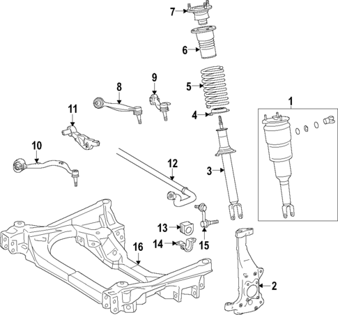 Suspension Components for 2018 Lexus LS500 #4