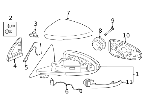 Mirrors for 2020 Jaguar F-Type #0